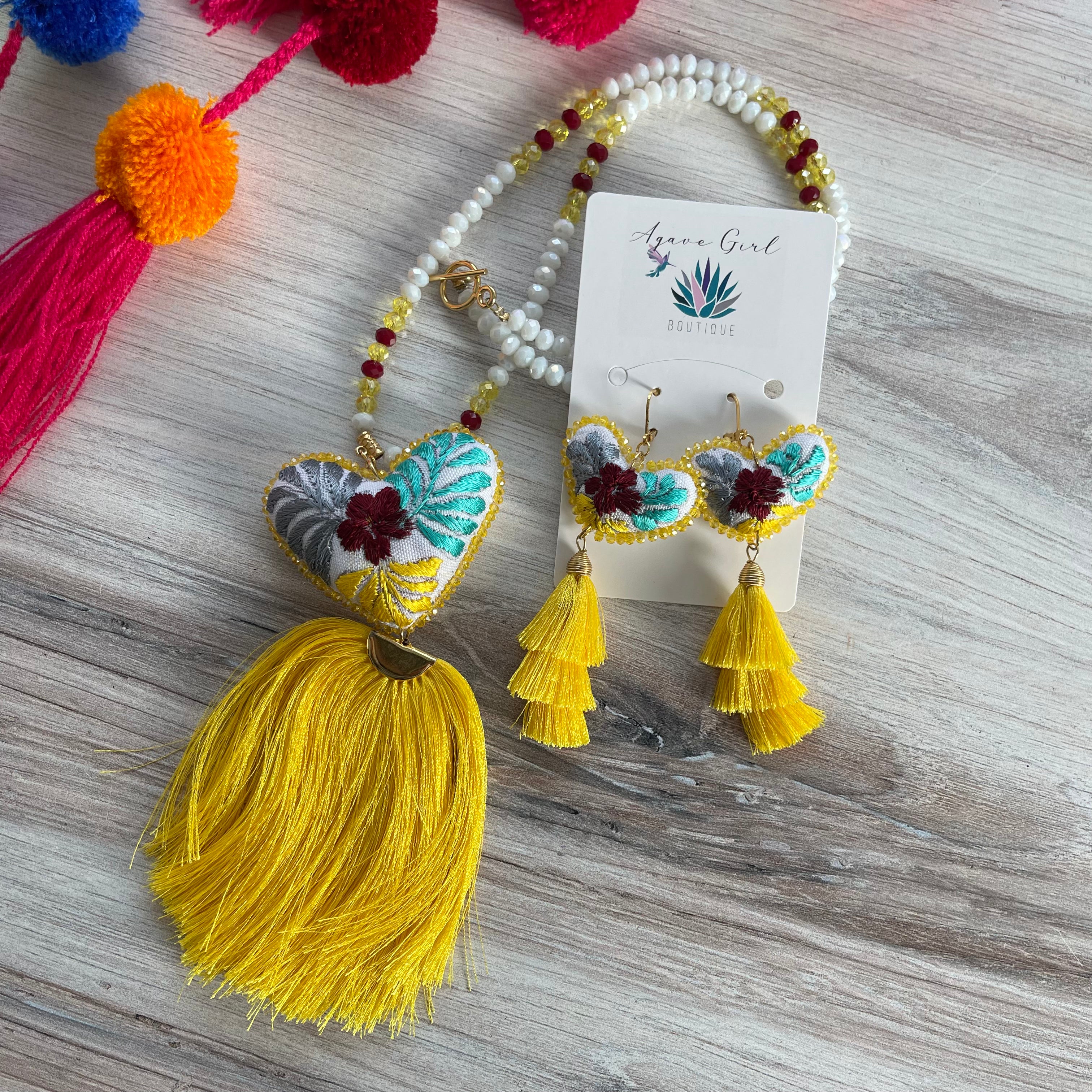 San Antonino Earrings & Necklace Set