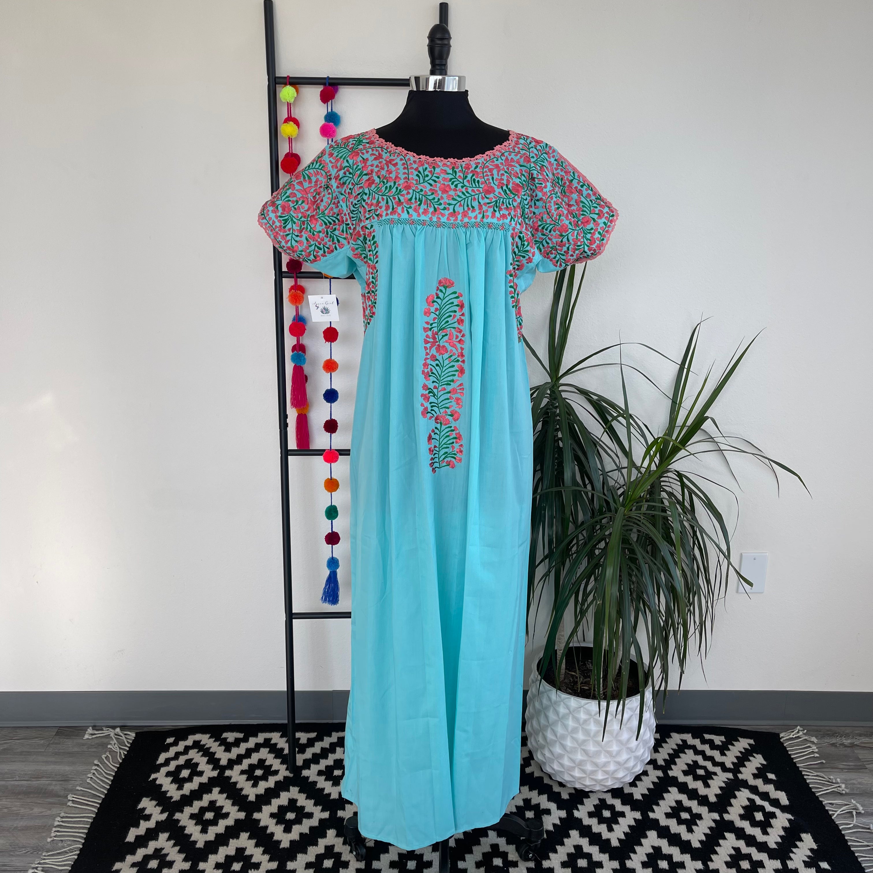 San Antonino Embroidered Maxi Dress