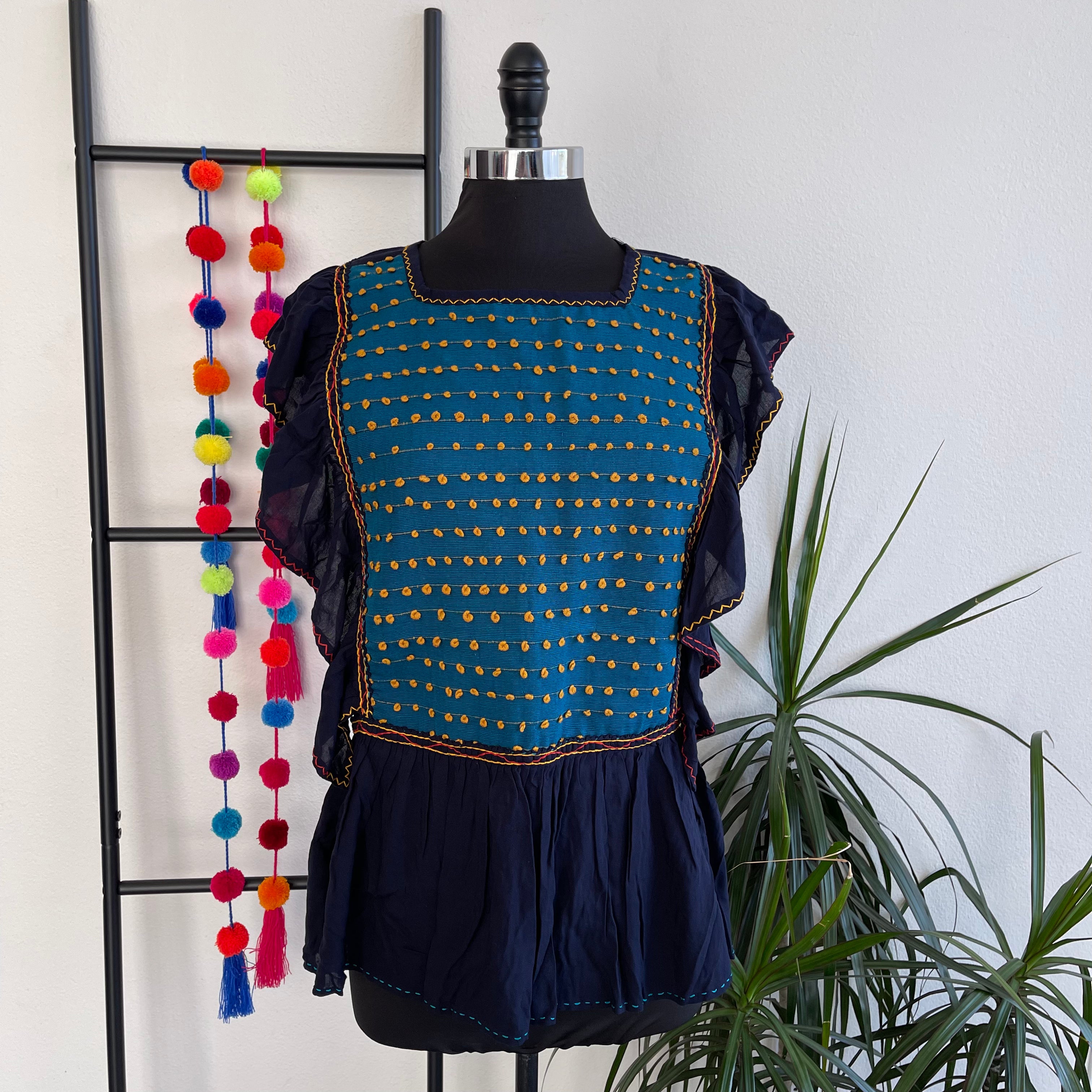 Chiapas Embroidered Top